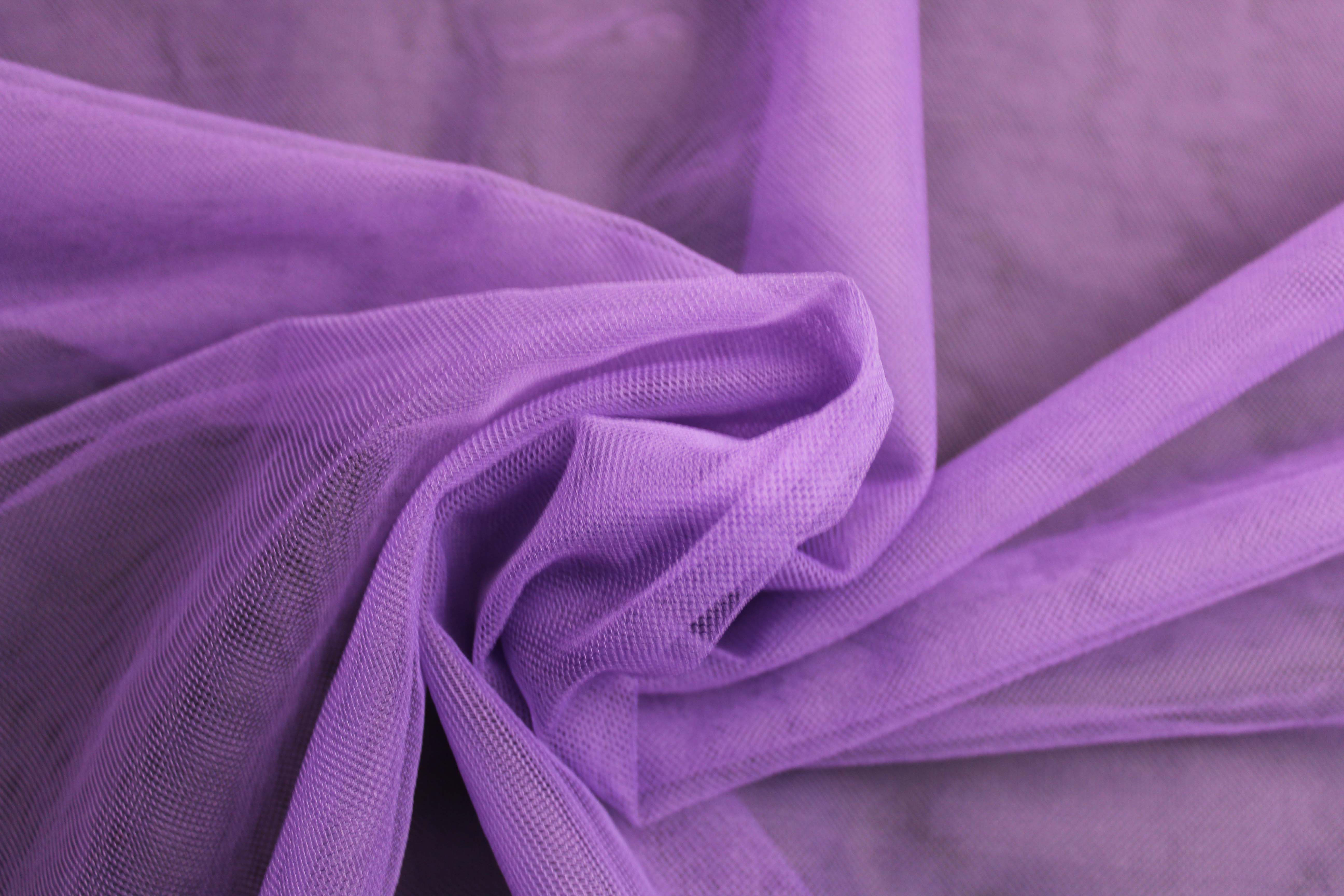 NYLON TULLE - PURPLE EGGPLANT (450)